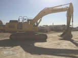 Side of used Excavator
